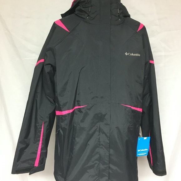 Columbia Blazing Star™ Waterproof Fleece-Lined Jacket  WW7208-013 Black 1X $240 - Picture 1 of 12